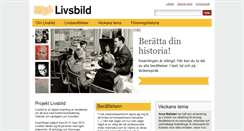 Desktop Screenshot of livsbild.se