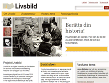 Tablet Screenshot of livsbild.se